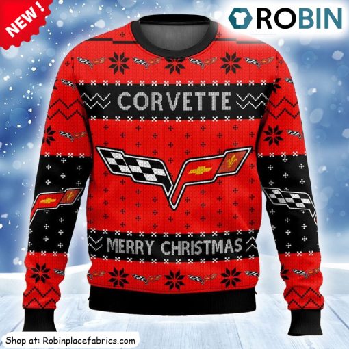 Chevrolet Corvette Ugly Christmas Sweatshirt, Sweater