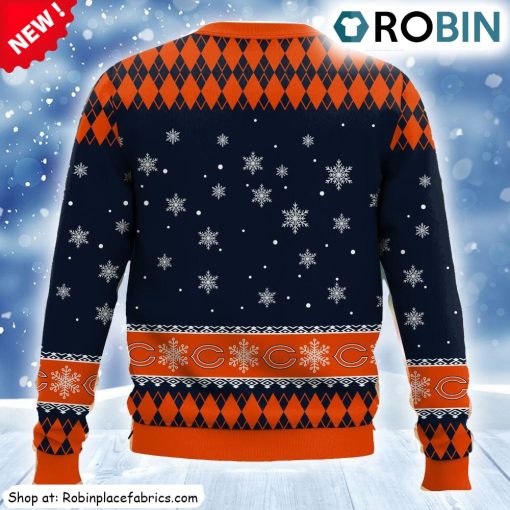 Chicago Bears Kissmyass Ugly Christmas Sweatshirt, Sweater