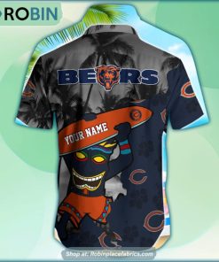 Chicago Bears Tiki Man NFL Hawaiian Shirt Chicago Bears Tiki Man NFL Hawaiian Shirt