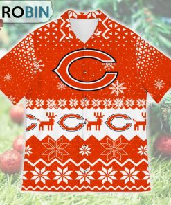 Chicago Bears Ugly Christmas Design Short Sleeve Shirt