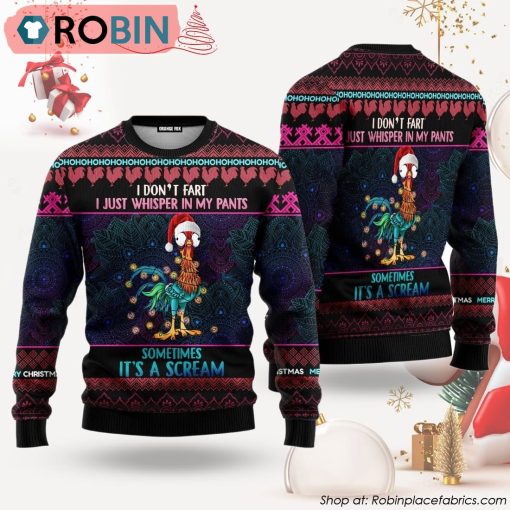 Chicken Funny Ugly Christmas Sweater