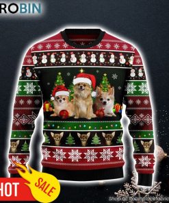 Chihuahua Group Beauty Ugly Christmas Sweater Xmas Gifts For Dog Lovers Gift For Christmas