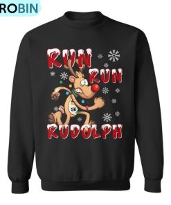 Christmas 5K Run Run Rudolph Holiday Team Running Outfit Ugly Christmas Sweatshirt