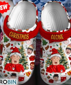 Christmas Alone 3D Print Classic Crocs
