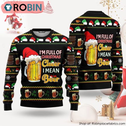 Christmas Cheer Beer Ugly Christmas Sweater