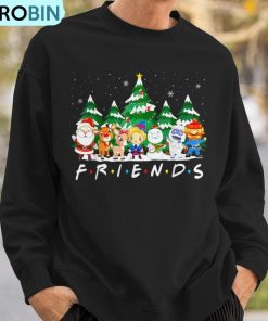 christmas-friends-santa-rudolph-snowman-xmas-family-pajamas-ugly-christmas-sweatshirt-3