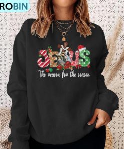 christmas-jesus-is-the-reason-for-the-season-jesus-pajamas-ugly-christmas-sweatshirt-4