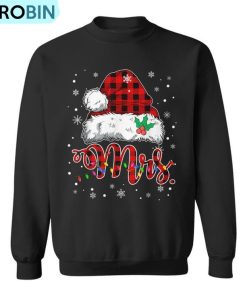 Christmas Mr And Mrs Claus Matching Pajamas Plaid Couples Ugly Christmas Sweatshirt