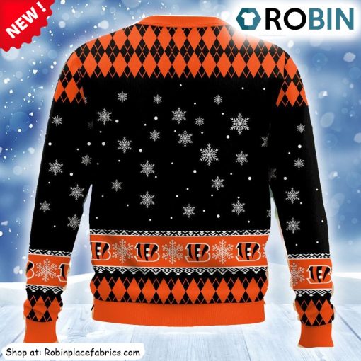 Cincinnati Bengals Kissmyass Ugly Christmas Sweatshirt, Sweater
