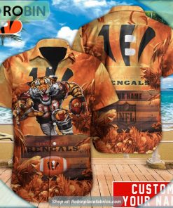 Cincinnati Bengals Mascot Football NFL Hawaiian Shirt