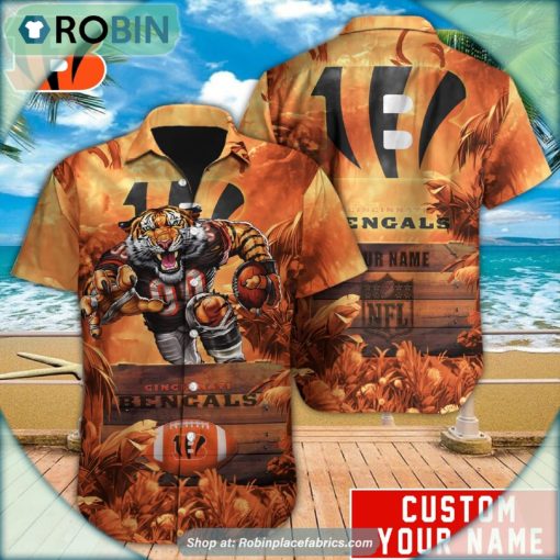 Cincinnati Bengals Mascot Football NFL Hawaiian Shirt