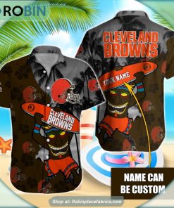 Cleveland Browns Tiki Man NFL Hawaiian Shirt