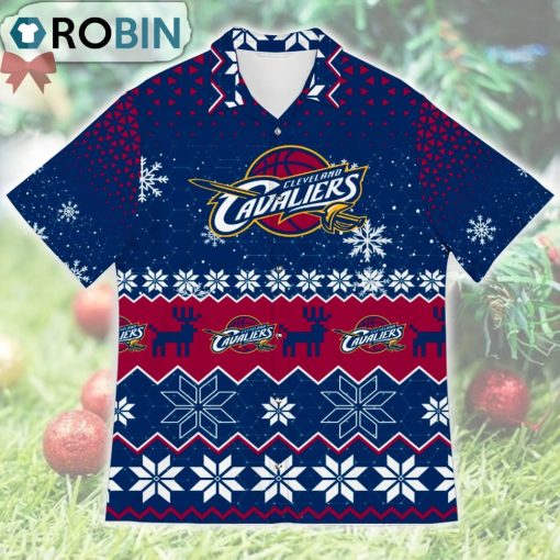 Cleveland Cavaliers Ugly Christmas Design Short Sleeve Shirt