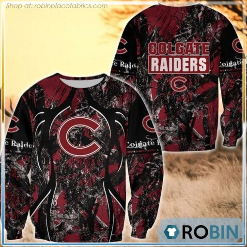 Colgate Raiders Hunting Pattern All Over Print Sweatshirt