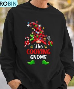 cooking-gnome-christmas-buffalo-plaid-family-gnomes-matching-ugly-christmas-sweatshirt-3