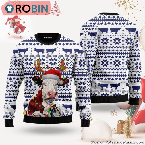 Cow Ugly Christmas Sweater