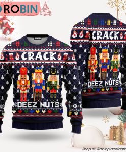 Crack Deez Nuts Ugly Christmas Sweater