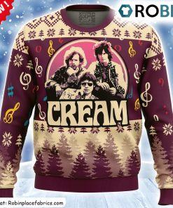 Cream Band Ugly Christmas Sweatshirt, Sweater Cream Band Ugly Christmas Sweatshirt, Sweater