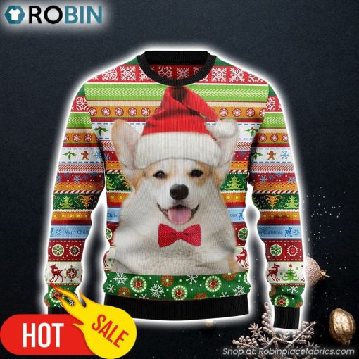 Custom Upload Photo Dog Merry Christmas Ugly Christmas Sweater