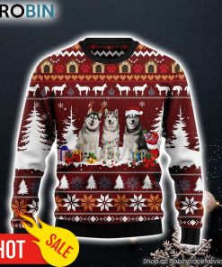 Cute Alaskan Christmas Gift Dog Lover Ugly Christmas Sweater Gifts For Dog Lovers