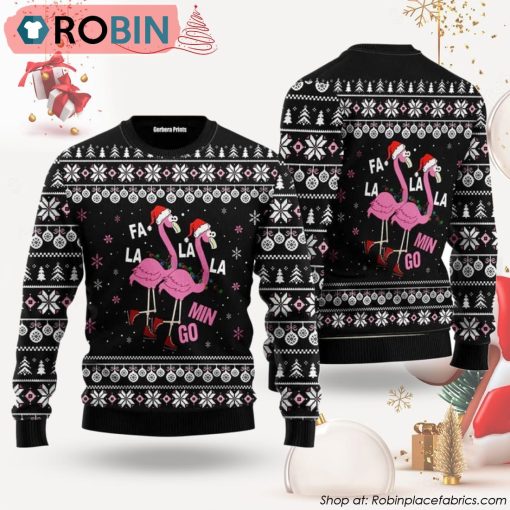 Cute Flamingo Ugly Christmas Sweater