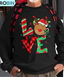 cute-reindeer-rudolph-red-nose-christmas-xmas-antler-ugly-christmas-sweatshirt-1
