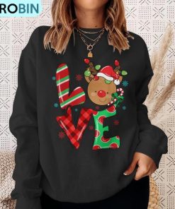 cute-reindeer-rudolph-red-nose-christmas-xmas-antler-ugly-christmas-sweatshirt-4