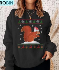 cute-squirrel-santas-hat-ugly-christmas-sweater-xmas-ugly-christmas-sweatshirt-4