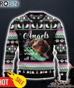 Dachshund Angel Dog Lover Ugly Christmas Sweater Xmas Gifts For Him or Her