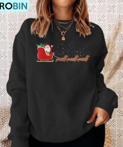 dachshund-santa-christmas-sleigh-dachshund-xmas-ugly-christmas-sweatshirt-4