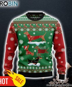 Dachshund Snow Day Dog Lover Ugly Christmas Sweater