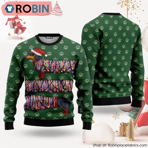 Dachshund Ugly Christmas Sweater