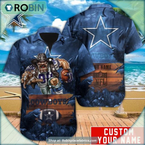 Dallas Cowboys Mascot Football NFL Hawaiian Shirt