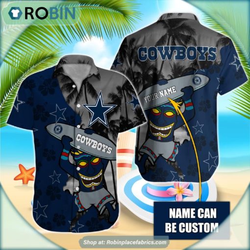 Dallas Cowboys Tiki Man NFL Hawaiian Shirt