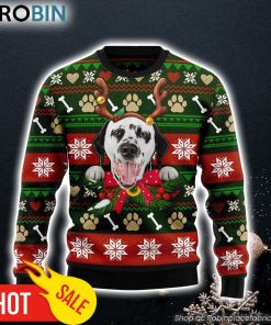 Dalmatian Funny Dog Reindeer Ugly Christmas Sweater Xmas Gifts For Him or Her Dalmatian Funny Dog Reindeer Ugly Christmas Sweater Xmas Gifts For Him or Her