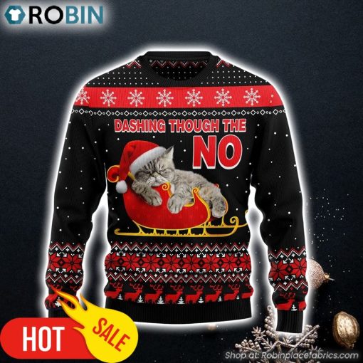 Dashing Through The No Ugly Christmas Sweater Xmas Gifts For Dog Lovers Gift For Christmas