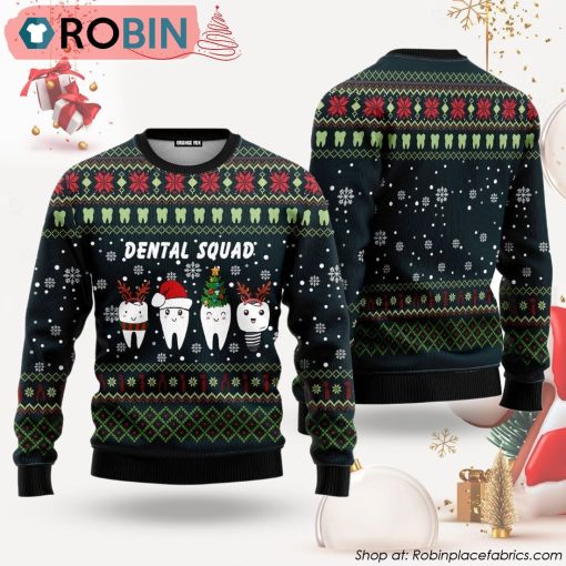 Dental Squad Ugly Christmas Sweater