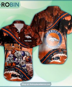 Denver Broncos Mascot 3D Printed Summer Hawaiian Shirt