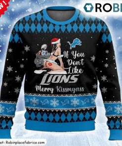 Detroit Lions Kissmyass Ugly Sweater