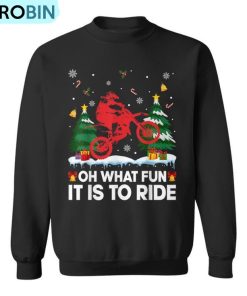 Dirt Bike Motocross Biker Ugly Christmas Pajama Ugly Christmas Sweatshirt