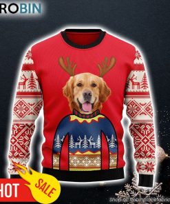 Dog Custom Personalized Face Christmas Ugly Christmas Sweater Dog Memorial Gift