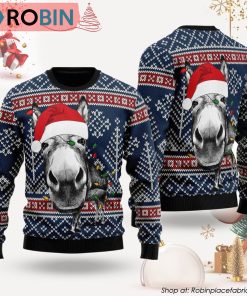 Donkey Funny Christmas Ugly Christmas Sweater