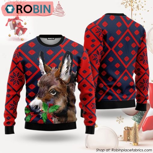 Donkey Ugly Christmas Sweater