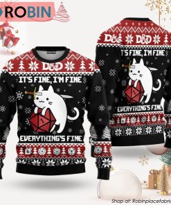Dungeons and Dragon Ugly Christmas Sweater Dungeons and Dragon Ugly Christmas Sweater