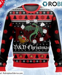Dungeons Dragons Christmas Ugly Christmas Sweatshirt, Sweater