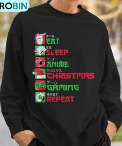 eat-sleep-anime-gaming-christmas-pajama-x-mas-holiday-gamer-ugly-christmas-sweatshirt-3
