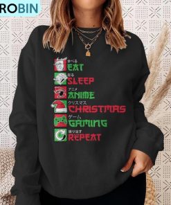 eat-sleep-anime-gaming-christmas-pajama-x-mas-holiday-gamer-ugly-christmas-sweatshirt-4