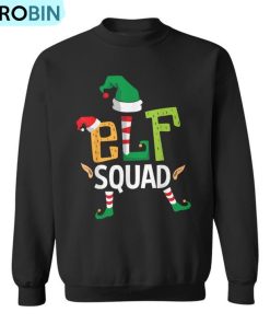 Elf Squad Elves Family Christmas Matching Couple X-Mas Ugly Christmas Sweatshirt Elf Squad Elves Family Christmas Matching Couple X-Mas Ugly Christmas Sweatshirt