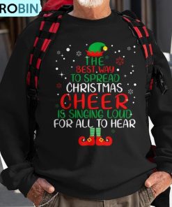 elf-the-best-way-to-spread-christmas-cheer-ugly-christmas-sweatshirt-1