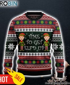 Elf Time Ugly Christmas Sweater Funny Family Sweater Gifts Lover Xmas Sweater Gift